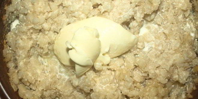 Рецепт перловой каши, томленой в молоке