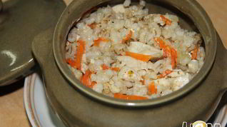 Рецепт Перловой каши в горшочке