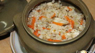 Рецепт Перловой каши в горшочке