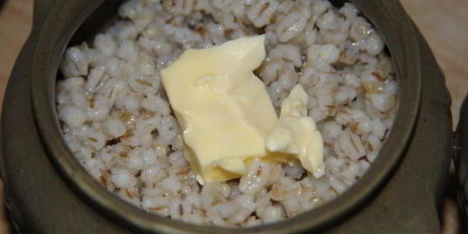 Рецепт перловой каши в горшочке