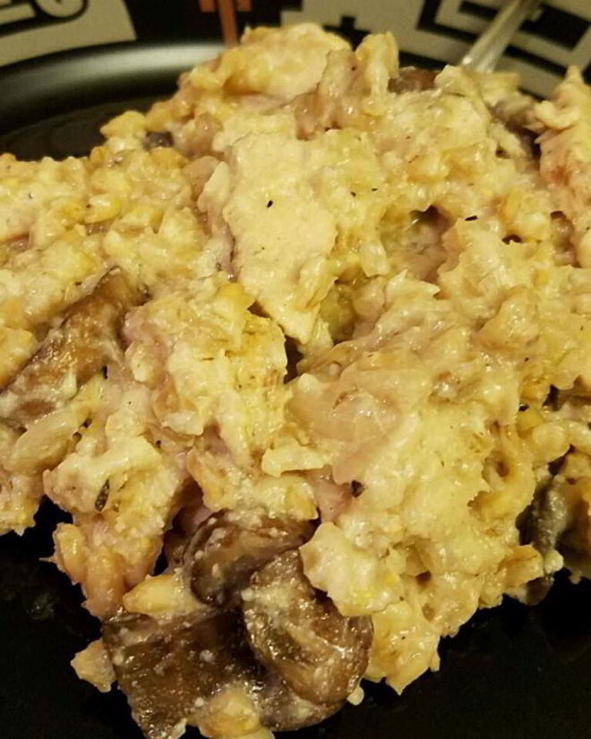 Рецепт перловки с курицей и грибами