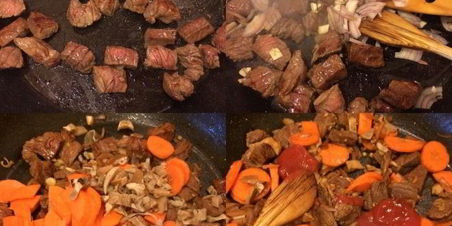 Рецепт перловки с мясом и белыми грибами