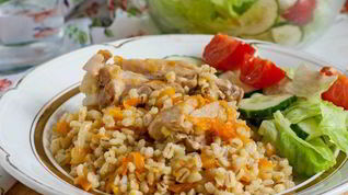 Рецепт Перловки с мясом в мультиварке