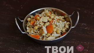 Рецепт Перловки с нутом и куриной грудкой