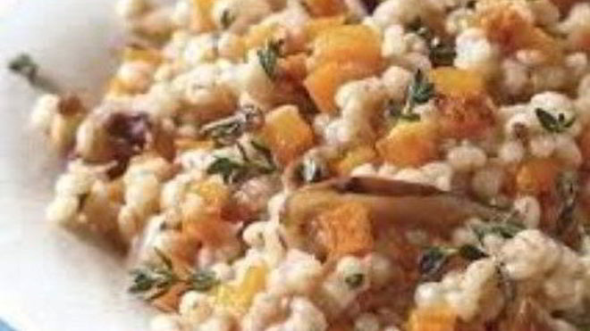 Рецепт перловки с тыквой и грибами