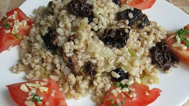 Рецепт перловки со строчками