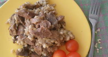 Рецепт Перловки со свининой в духовке