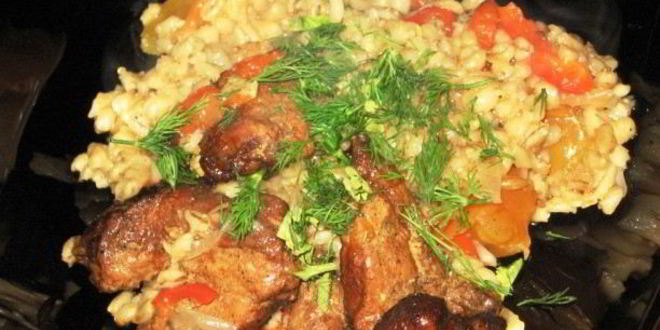 Рецепт Перловки в горшочке с курицей