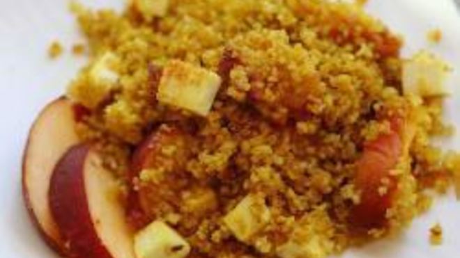 Рецепт пшеничной каши с фруктами