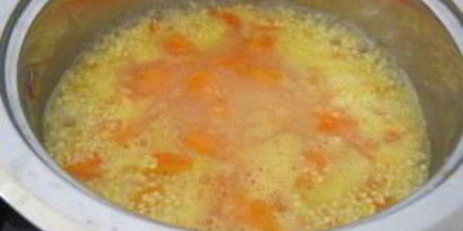 Рецепт каши пшенной постной