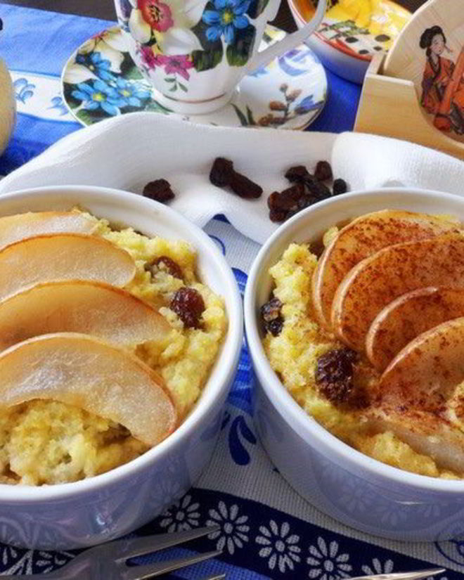 Рецепт каши пшенной с грушами и изюмом