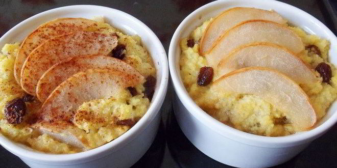 Рецепт каши пшенной с грушами и изюмом