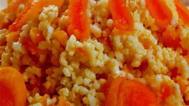 Рецепт каши пшенной с курагой