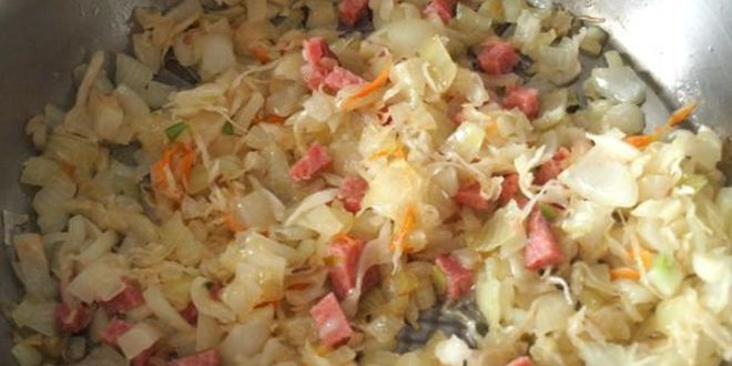 Рецепт пшеной каши с квашеной капустой