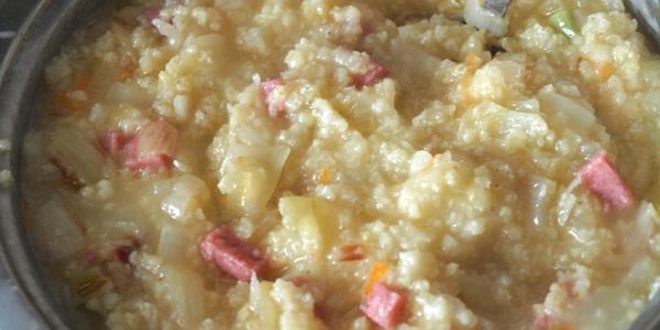 Рецепт пшеной каши с квашеной капустой