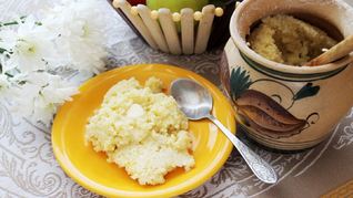 Рецепт Пшенной каши на молоке в духовке в горшочке