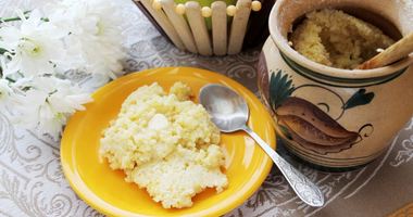 Рецепт Пшенной каши на молоке в духовке в горшочке