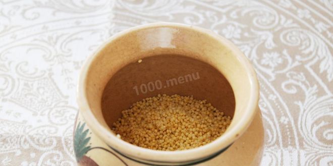 Рецепт пшенной каши на молоке в духовке в горшочке