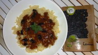 Рецепт Пшенной каши с фруктовым соусом