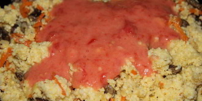 Рецепт пшенной каши с куриными сердечками