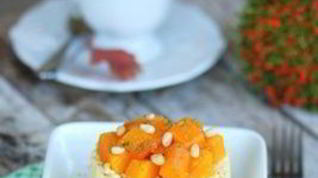 Рецепт Пшенной каши с медовой тыквой и кедровыми орешками