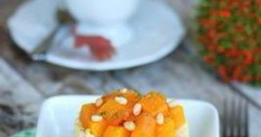 Рецепт Пшенной каши с медовой тыквой и кедровыми орешками