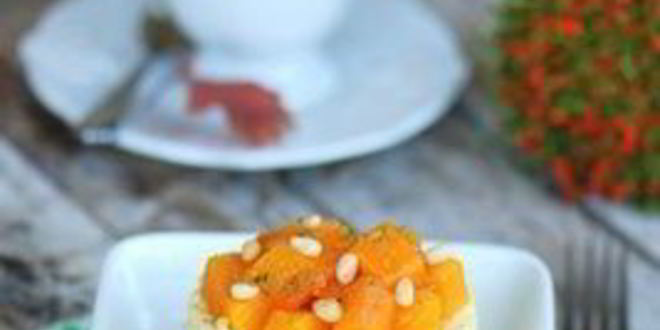 Рецепт Пшенной каши с медовой тыквой и кедровыми орешками