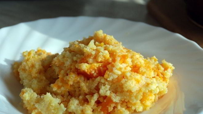 Рецепт пшенной каши с тыквой на воде