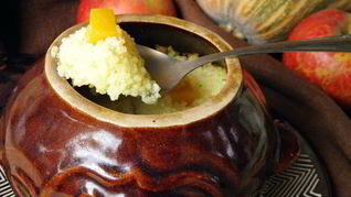 Рецепт Пшенной каши с тыквой в духовке