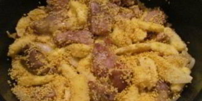 Рецепт пшенной каши со свининой