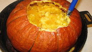 Рецепт Пшенной каши в тыкве