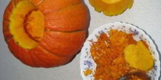 Рецепт пшенной каши в тыкве