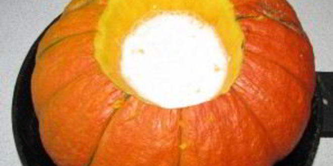 Рецепт пшенной каши в тыкве