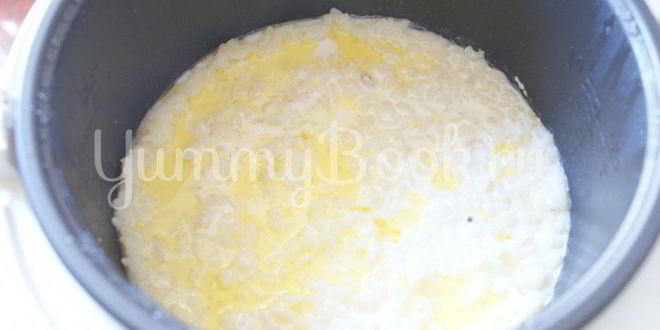 Рецепт рисовой молочной каши в мультиварке