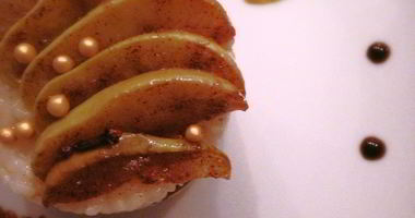 Рецепт Молочной рисовой каши с яблоками и изюмом