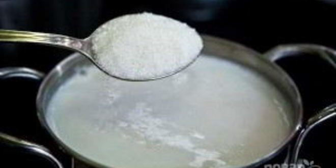 Рецепт рисовой каши молочной