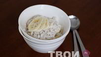 Рецепт Рисовой каши на кокосовом молоке с бананом