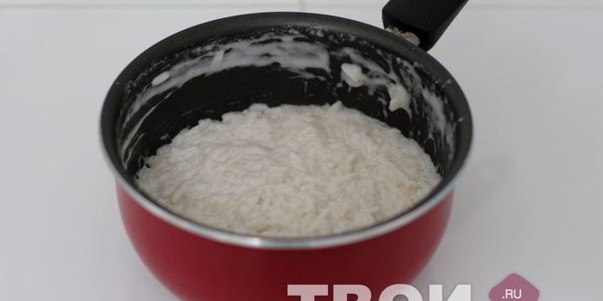 Рецепт рисовой каши на кокосовом молоке с бананом