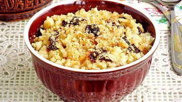 Рецепт Рисовой каши с черносливом и орехами в мультиварке