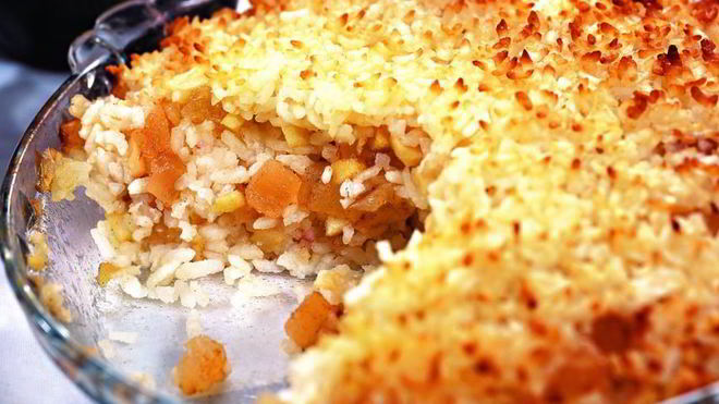 Рецепт рисовой каши с фруктами