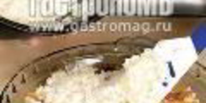 Рецепт рисовой каши с фруктами