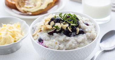 Рецепт Рисовой каши с голубикой