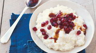 Рецепт Рисовой каши с гранатовым сиропом