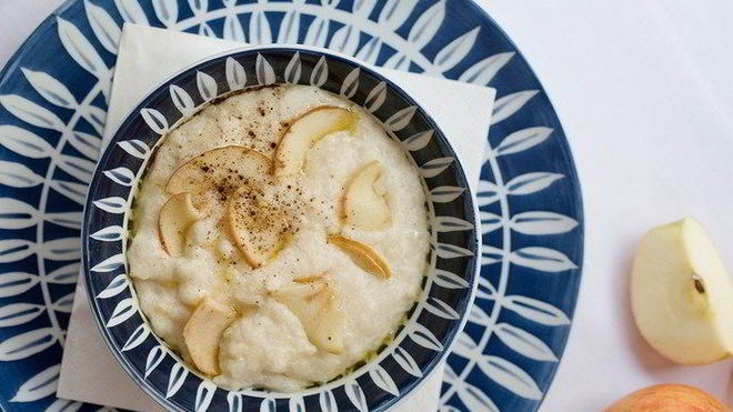 Рецепт рисовой каши с корицей и яблоками