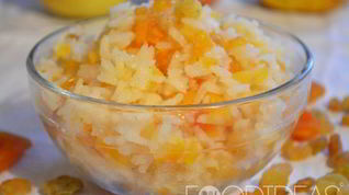 Рецепт Рисовой каши с курагой