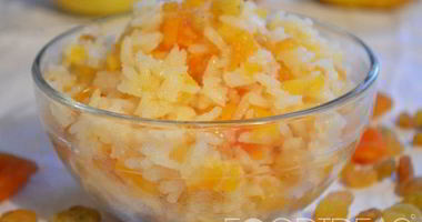 Рецепт Рисовой каши с курагой