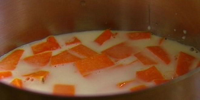 Рецепт рисовой каши с тыквой и ванилью