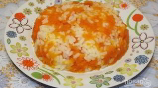 Рецепт Рисовой каши с тыквой на воде