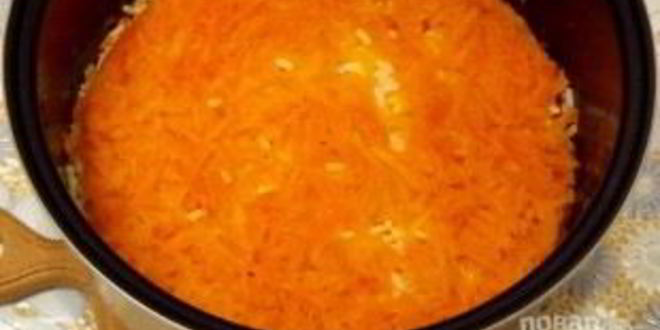 Рецепт рисовой каши с тыквой на воде