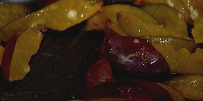 Рецепт рисовой каши со сливами и мускатным орехом